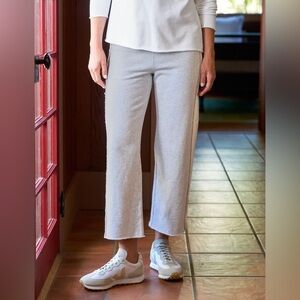 Frank & Eileen Bella Italian Sweatpants Triple Fleece Heather Grey Melange XS